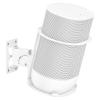 Protective Metal Speaker Mount for Sonos Move and Sonos Move 2 Wall Mount with Tilt & Swivel Adjustment Speaker Wall Mount Hook for Sonos Move 2 Mount Bracket of Indoor/Outdoor Usage, White view 1