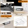 CaSZLUTION Wall Mount and Under Desk Holder for CalDigit TS5 Thunderbolt 5 Dock 15 Port, Acrylic Docking Station Mounting Stand Compatible with TS4 Thunderbolt 4 18-in-1 Hub (Black Holder Only) view 3