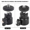 FLEXMAN Mini Ball Head Only, 360 Degrees Rotate Camera Tripod Accessory Monopod Replacement Parts with 0.25in Screw for Cameras Camcorders (Black) view 2