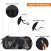 Supmay Hard Carrying Case for Sonos Roam 2/ Sonos Roam Portable Waterproof Bluetooth Speaker, Wireless Portable Speaker Protection Case with Mesh Pocket for USB-C Cable, Black+Orange view 3