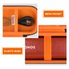 Supmay Hard Carrying Case for Sonos Roam 2/ Sonos Roam Portable Waterproof Bluetooth Speaker, Wireless Portable Speaker Protection Case with Mesh Pocket for USB-C Cable, Black+Orange view 4