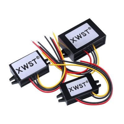 OLDAJNGK DC to DC Converter 15V 24V 36V 48V 60V 72V to 12V Power Inverter 1-5A Step Down Buck Voltage Regulator for Car LED Audio(3A ABS M Reverse)
