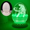 Childrenlive Dinosaur Gift for Kids - Dinosaur Egg Night Light withTouch Control, 1100mAh Rechargeable, Color-Changing & Timer, Magical Gift Gift for Boys & Girls view 1