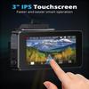 Camdots 4K Dash Cam Front and Rear, GD10 Upgraded Version 3" IPS Touchscreen Front 4K Rear 1080P Dual Dash Camera for Cars, Built-in WiFi GPS Type-C, Free 32GB Card, Night Vision, Parking Mode view 3