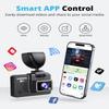 Camdots 4K Dash Cam Front and Rear, GD10 Upgraded Version 3" IPS Touchscreen Front 4K Rear 1080P Dual Dash Camera for Cars, Built-in WiFi GPS Type-C, Free 32GB Card, Night Vision, Parking Mode view 4