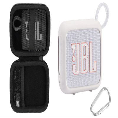 co2CREA Silicone + Hard Case for JBL Go 4 Speaker