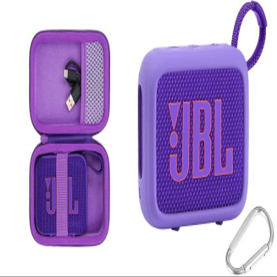 co2CREA Silicone + Hard Case for JBL Go 4 Speaker