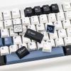 KBDiy Arctic PBT Double Shot Keycap Set,174 Keys Retro Blue Custom Key Cap Keycaps 60 Percent Cherry Profile Keycaps for 61/64/68/84/87/100/104/108 Mechanical Keyboard view 4
