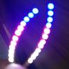 ZCLYHT LED Luminous Eyelash Lamp, Flashing Fake Eyelash Night Lights, False Eyelashes Non Grafting Halloween 6 Colors to Choose From (Colorful) view 1