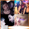 ZCLYHT LED Luminous Eyelash Lamp, Flashing Fake Eyelash Night Lights, False Eyelashes Non Grafting Halloween 6 Colors to Choose From (Colorful) view 4