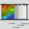 NILZA 40In Pull Down Projector Screen, Manual 3D 4K Movie Screen, Home Theater HD Projection Screens,Public Display Screen for Outdoor, Wall Mount(50",4:3) view 4
