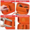 Comecase Carrying & Protective Case for Digital Camera, for Comkory/for Kodak Pixpro/for Canon PowerShot ELPH 180/190 / Sony DSCW800 / DSCW831 Cameras for Travel - Orange view 3