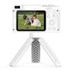 Andoer 1080P Kids Digital Camera with Tripod Mini Video Camera for Kids 12MP 2.4 Inch IPS Screen Built-in Battery with Neck Strap Mini Desktop Tripod Birthday for Boys Girls, White view 2