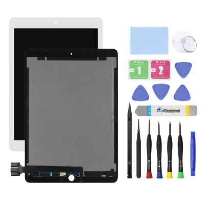 HOYRTDE 9.7" New Screen Replacement for iPad Pro 2016 A1673 A1674 A1675 LCD Display Glass Touch Digitizer Premium Kit with Tools - White