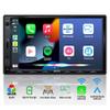 Double Din Car Stereo with Wireless CarPlay & Android Auto, 7 inch QLED CarPlay Screen for Car, SXM Ready, Quick Charge, Bluetooth Car Radio with Live Rear View, MirrorLink, USB/AUX/SWC, F7G2A7-XE-N view 1