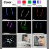 ZCLYHT LED Luminous Eyelash Lamp, Flashing Fake Eyelash Night Lights, False Eyelashes Non Grafting Halloween 6 Colors to Choose From (Red) view 3