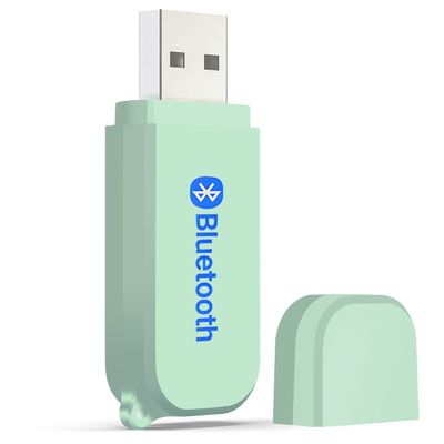 YETOR USB to Bluetooth Car Kit,Wireless Audio Adapter, Music Receiver for Home,Car Stereo Sound System,Portable Speskers,(Aux in) with 3.5mm Cable (H222 Green)