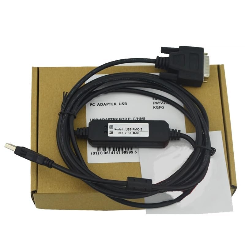 USB-PMC-2 Suitable Servo PMC-2/11/02 Drive Programming Cable PC USB Interface Cable Debugging Cable Data Download Cable Dual Chip Design Industrial Grade 3 Meter