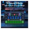 WEIWO Sound Card English Version Professional Sound Cards Audio Mixer For Broadcast KTV Singing Live Sound Mixer X60 view 2