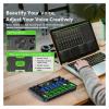 WEIWO Sound Card English Version Professional Sound Cards Audio Mixer For Broadcast KTV Singing Live Sound Mixer X60 view 4