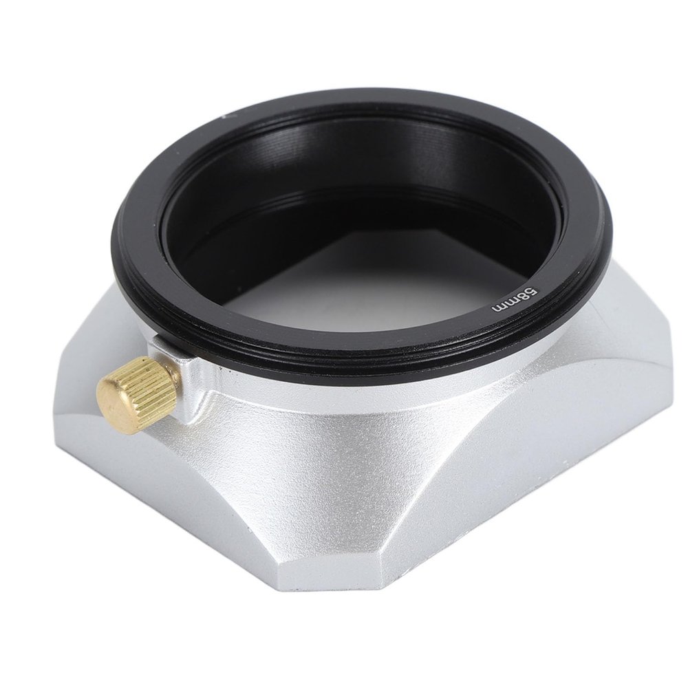 58mm Lens Hood Shade, Lens Hood Shade Protector,Reversible Anti Reflection Lens Hood for Digital,Mirrorless Camera