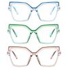 bullabulling 3 Pack Trendy Cat Eye Blue Light Blocking Reading Glasses for Women, Anti UV Computer Readers L05 (green/blue/tea, 1.75, x) view 2