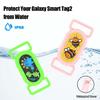 FGERWZ 2 Pack for Samsung Galaxy SmartTag2 Dog Collar Holder, Waterproof Anti-Lost Silicone GPS Tracker Hidden Case Galaxy SmartTag 2 for Dog/Cat Collar, Kids' Shoe, Bag (Pink & Green) view 4