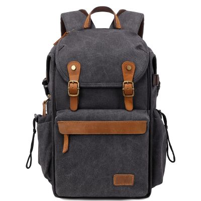 Tuceng Camera backpack ; Professional UAV Camera bag ;Backpack Large Capacity Photography Canvas backpack camera baggrey
