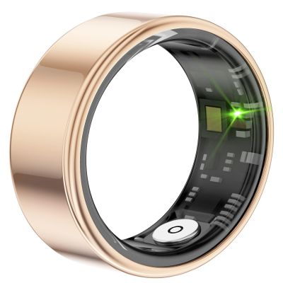 Smart Rings for Men Women Health Ring Fitness Tracker Heart Rate Monitor Sleep Tracker Pedometer Calories Step Counter Waterproof Rings Compatible with iOS Android Phones
