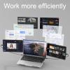 14inch Laptop Screen Extender - 360 Rotatable Attachable Portable Monitor for Laptop TFT USB Laptop Dual Screen, Plug and Play for Mac, PC, & Chrome (Single 14.1" Portable Monitor with Stand) view 4