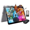 Samsung 12.2" FHD 2-in-1 Touchscreen Chromebook Plus Laptop for Business&Students, Intel Dual-Core, 4GB RAM, 224GB Storage(64GB eMMC+160GB Docking Station Set), Stylus Pen, Wireless Mouse, Silver view 1