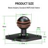xsaaczm Diamond Ball Base with B Size 1" Ball Mount with Aluminum Alloy,Compatible with RAM Mounts B Size 1" Double Socket Arms (Diamond Plate) view 2