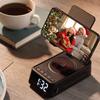 Gifts for Men Women, Phone Stand with Bluetooth Speaker&Clock, Birthday Gifts for Him, Phone Holder with Wireless Speaker, Ideal for Dad Mom Husband Boy, Cool Tech Gadget for Men view 4