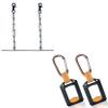 2 PCS Tape Holder Chain+2 PCS Zip Tie Holder view 1