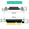 DirectNine Basics HLT M.2 NGFF nvme M-Key SSD to PCI- E 4X Extension Cable with Magnetic Pad (Line Length: 10cm) view 4
