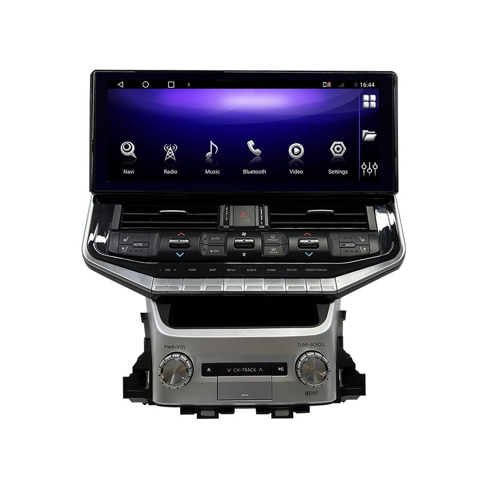 16.2" Screen Android Car Stereo Radio for Toyota Land Cruiser LC200 2008-2021 Upgrade to LC300 Car Radio Player Car GPS Navigation (2008-2015, 4-64GB)