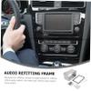 Hemobllo Car Stereo Mounting Frame Kit Head Unit Installation Bracket for Vehicle Audio Systems Sturdy Design with Hardware for Easy Retrofits view 2