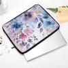 17inch Laptop Sleeve Bag Floral Watercolor Painting Laptop Bag Shockproof Computer Carrying Cover Slim Briefcase Handbag view 3
