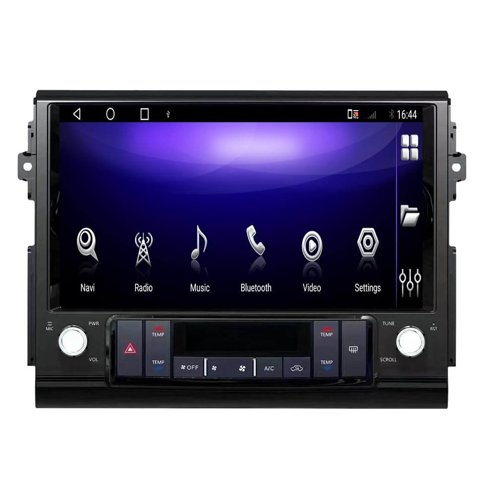 13.3" Touch Screen Android Car Stereo Radio for Toyota FJ Cruiser J15 2006-2022 Car Radio Player Car GPS Navigation Unit (Black, 4-64GB)
