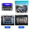 13.3" Touch Screen Android Car Stereo Radio for Toyota FJ Cruiser J15 2006-2022 Car Radio Player Car GPS Navigation Unit (Silver, 6-128GB) view 2