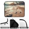 17inch Laptop Sleeve Bag The Beach Has Sand Laptop Bag Shockproof Computer Carrying Cover Slim Briefcase Handbag view 4
