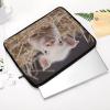 17inch Laptop Sleeve Bag Straw and Piglet Laptop Bag Shockproof Computer Carrying Cover Slim Briefcase Handbag view 3