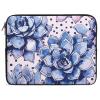 17inch Laptop Sleeve Bag Polka Dot Blue Laptop Bag Shockproof Computer Carrying Cover Slim Briefcase Handbag view 1