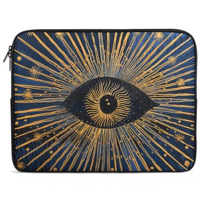 17inch Laptop Sleeve Bag Eyes with Light Laptop Bag Shockproof Computer Carrying Cover Slim Briefcase Handbag