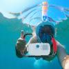 Gugxiom Underwater Diving Rig with Dual Cold Shoe Mount, Action Camera Cage Dive Rig, Handheld Stabilizer for Action Cameras (Red) view 2