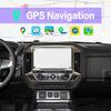 13.3 inch Android 14.0 Car Stereo for Chevrolet Silverado GMC Sierra 2014 2015 2016 2017 2018 Car Radio Navigation Muleimedia Player DSP Unit (Silver, 6-128GB) view 4