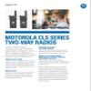 Motorola CLS1410 Two Way Radio Walkie Talkies with Headsets (Renewed) view 2