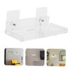 Mikikit 4sets Sleek Camera Shelf Quick No-Drill Wall Mount for Security Cameras Modern Stand for Home Bedroom Living Room view 4
