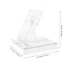 Mikikit Adjustable Foldable Tablet Stand Multi-use Desktop Holder for Galaxy Tabs and More Ergonomic Design for Office School and Travel view 4
