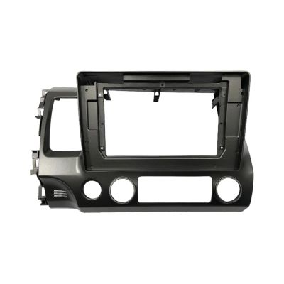 Automotive Interior Multimedia Panel 10.1 Inch Car DVD Frame Audio Trim Kits Panel Radio Player Screen 2 Fit For HONDA Fit For Civic 2006-2011 Left Stereo Fashionable And Aesthetically Pleasing(Only f